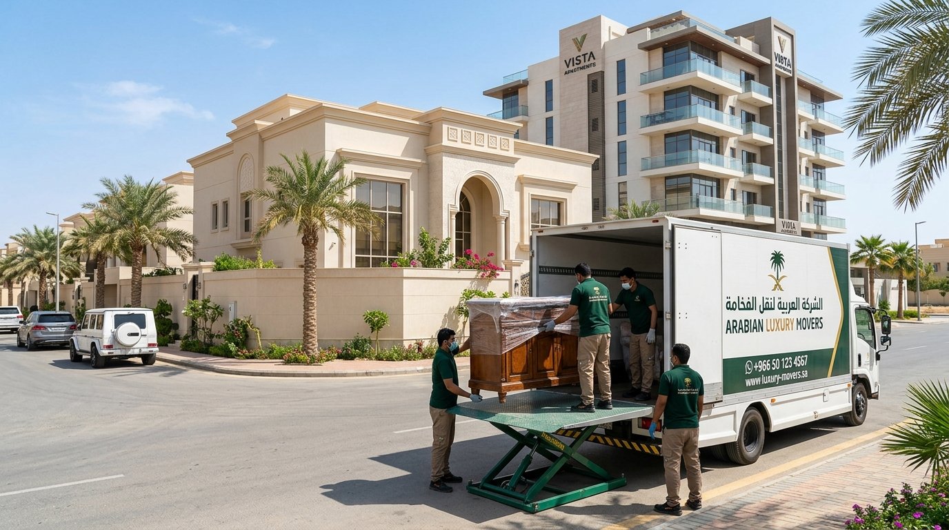 أسطول وفريق دار الهنا لنقل الشقق والفلل السكنية الحديثة بالمنطقة الشرقية